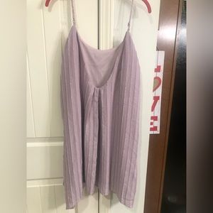 Purple loose fitting dress